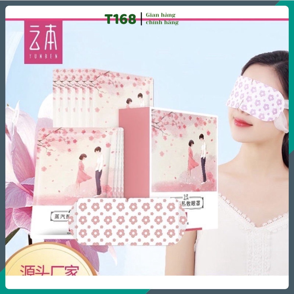 Mặt Nạ Mắt Chườm Nóng Mắt Xông Hơi Thư Giãn Giúp Giảm Quần Thâm Mắt Căng Thẳng Mệt Mỏi Ngủ Ngon Giấc T247