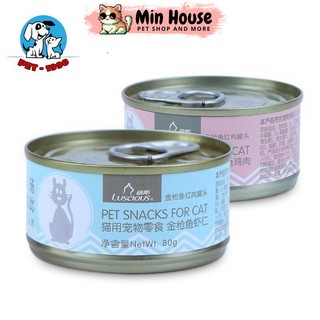 Pate cá ngừ đóng hộp cho mèo 80g minhouse