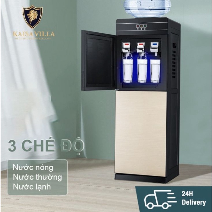 Cây nước nóng lạnh 3 chế độ Kaisa Villa JD-8017, máy lọc nước nóng lạnh phù hợp cho gia đình văn phòng bảo hành 12 tháng