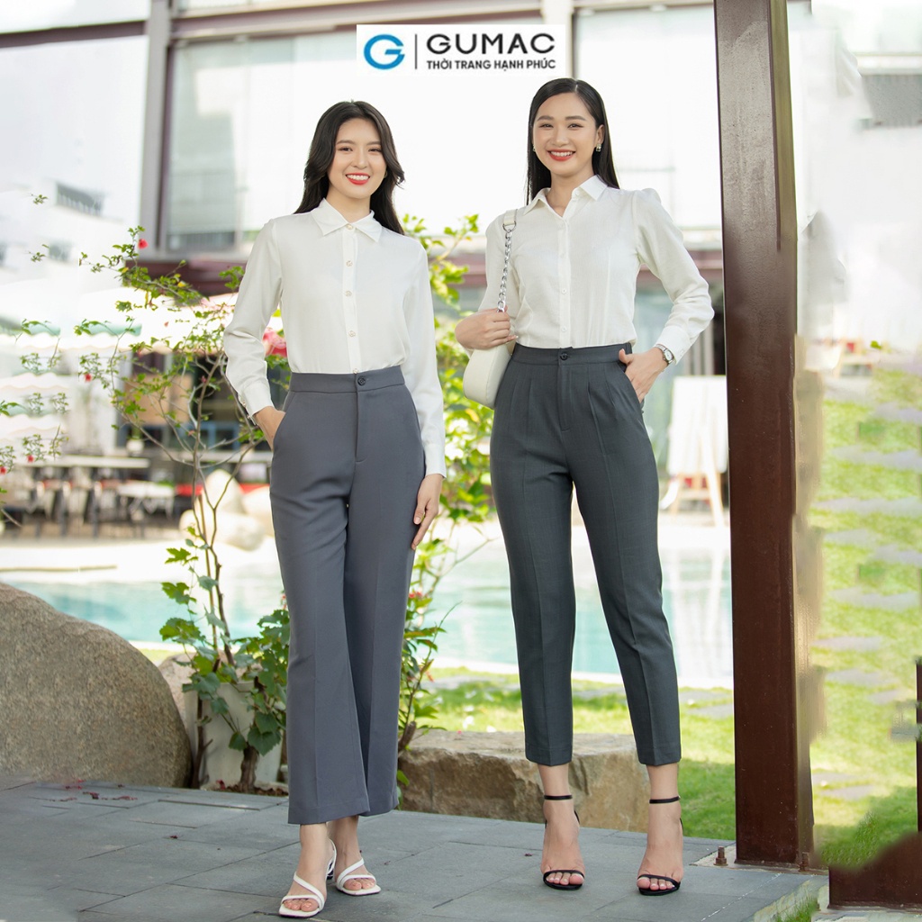 Quần tây ống suông GUMAC QD07075