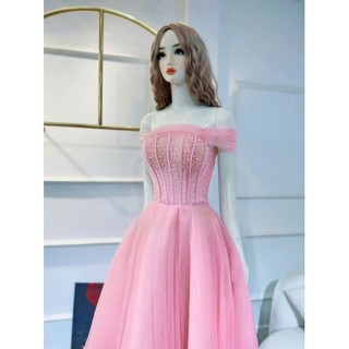 ĐẦM XÒE TRỄ VAI DÚN NGỰC ( được kiểm tra hàng)