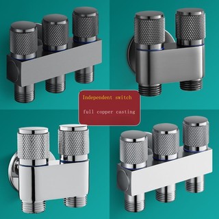 Van góc tất cả một trong một ba vòi ba chiều vòi nước ba chiều đa năng