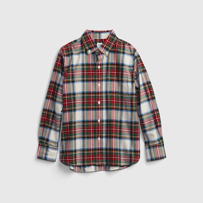 GAP - Áo Sơ Mi Tay Dài Bé Trai - Oxford - LS OXFORD 775252-00