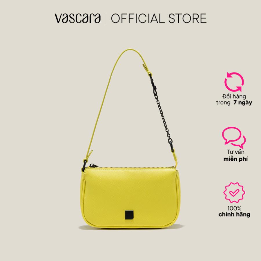 Vascara Túi Hobo Quai Khóa Cài Phối Xích - TOT 0122