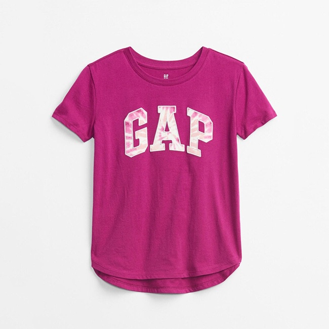 GAP - Áo Thun Tay Ngắn Bé Gái - Logo Graphic - V-LOGO FLP GRPH 736898-01