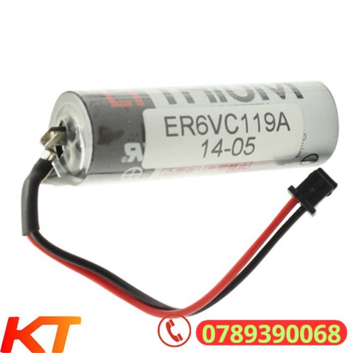 Pin ER6VC119A; Pin nuôi nguồn Mitsubishi ER6VC119A lithium 3.6v AA 2000mAh _Xuất xứ Nhật
