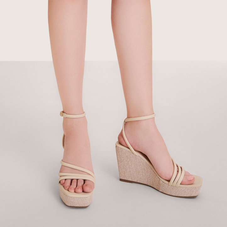 Vascara Giày Sandal Xuồng Dây Quai Mảnh - SDX 0435