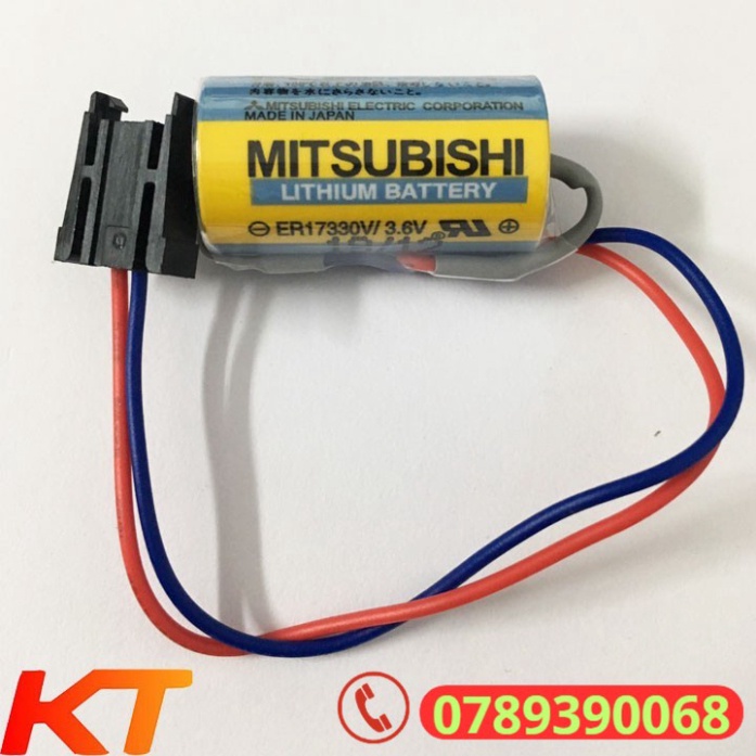 Pin ER17330V _Pin Mitsubishi ER17330V; Pin nuôi nguồn Mitsubishi ER17330V lithium 3.6v 2/3A 1700mAh 