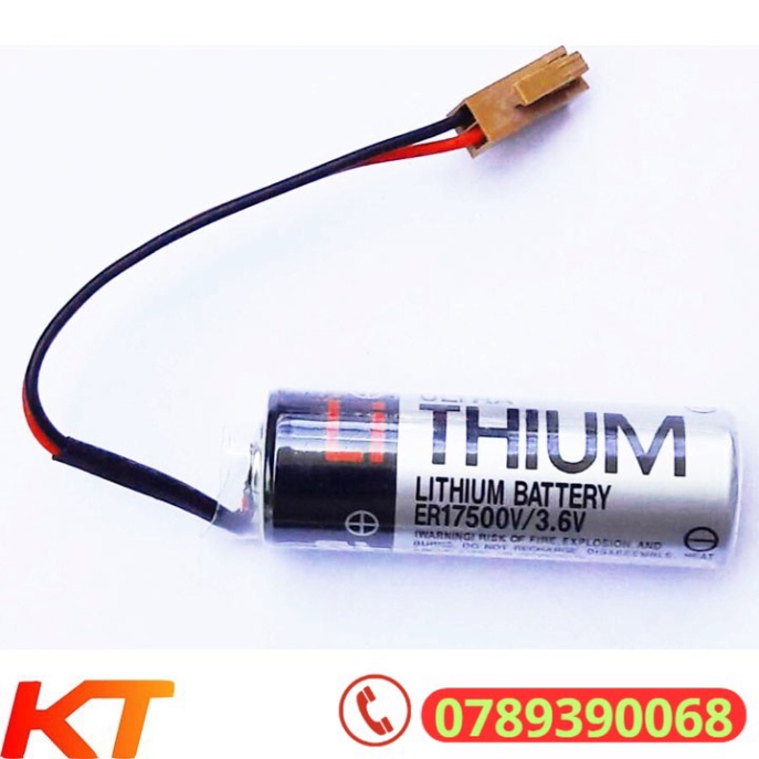 Pin ER17500V _Pin Toshiba ER17500V; Pin nuôi nguồn PLC Toshiba ER17500V lithium 3.6v A 2700mAh -Xuất