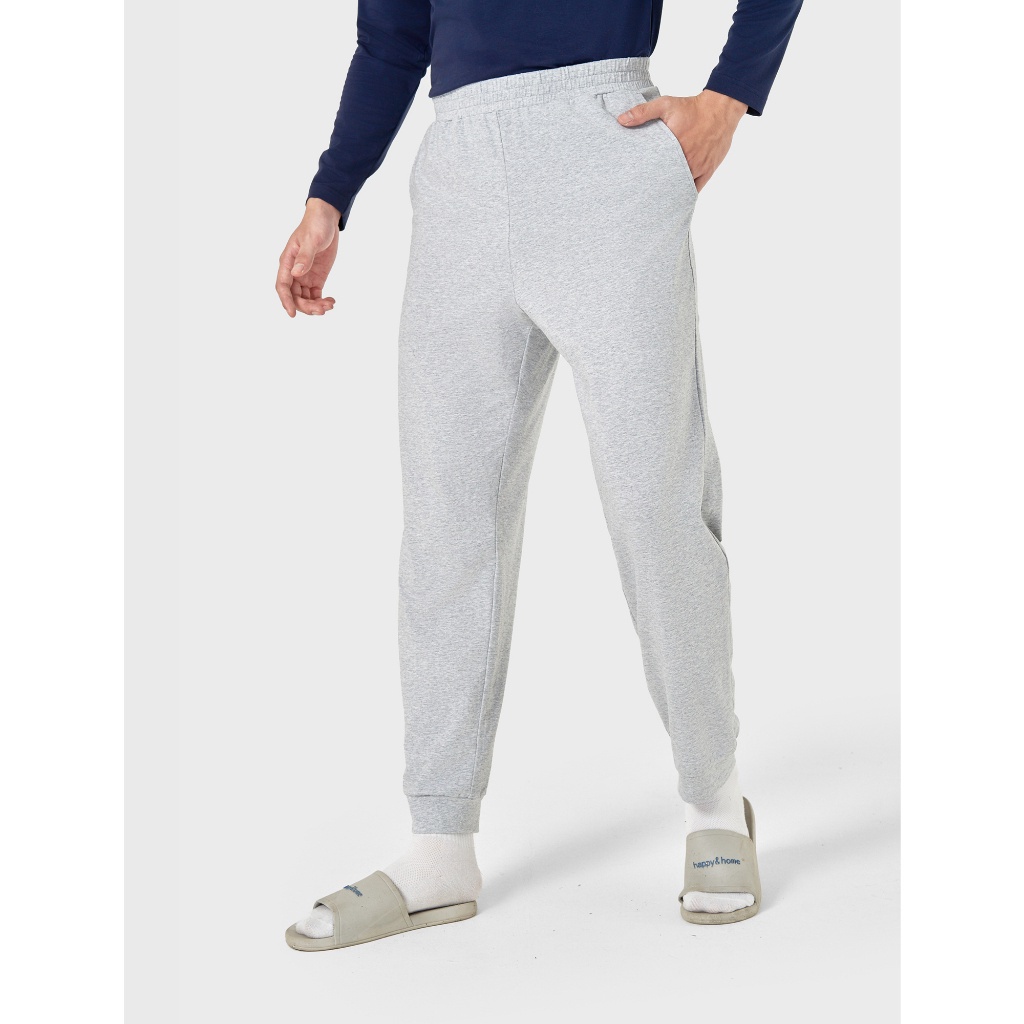 Quần dài nam CANIFA chất liệu cotton spandex, cạp chun túi chéo 8LB22W002