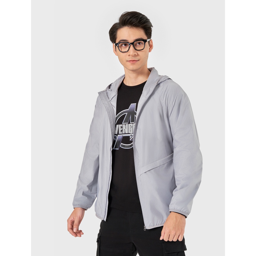 Áo khoác gió nam CANIFA có mũ chống thấm nước 8OT22W005