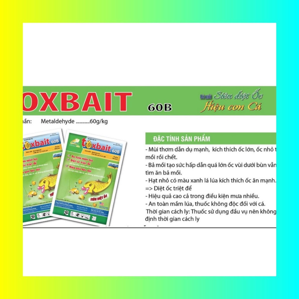 Thuốc bắt mồi diệt ốc   TOXBAIT 60B 1kg
