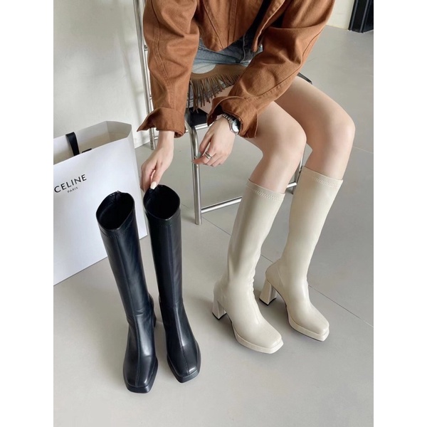 Bốt đúp đế da si