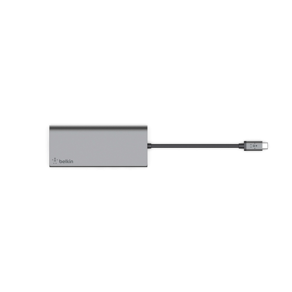 Hub chuyển đổi Belkin USB Type C Multimedia 6in1 - HDMI 4K 30Hz, Gigabit ethernet