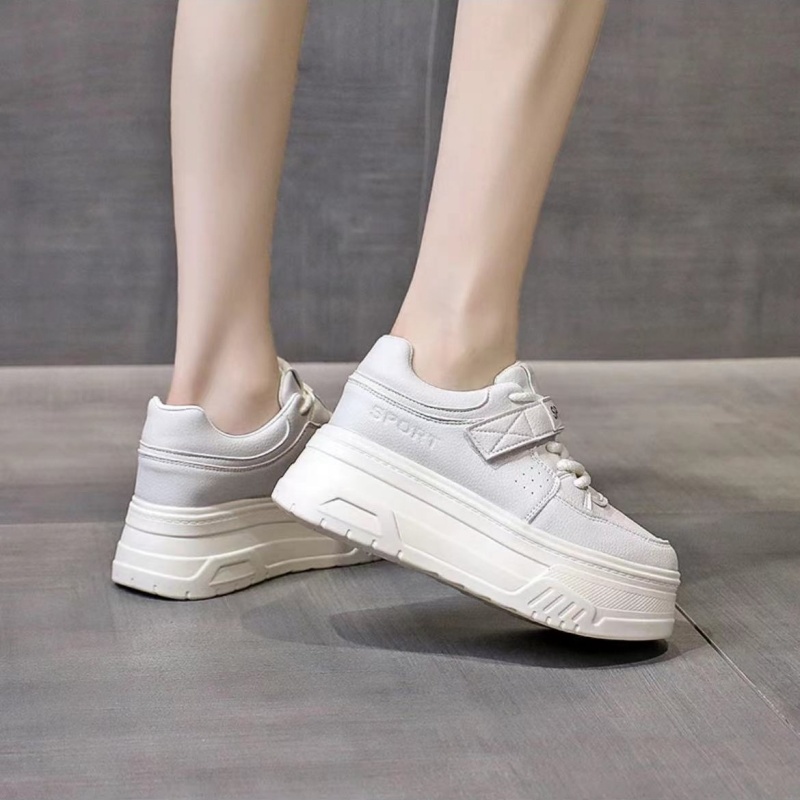 Giày Thể Thao Đế Dày 6cm Cổ Thấp Thời Trang Mùa Thu 2023 Phong Cách Châu Âu