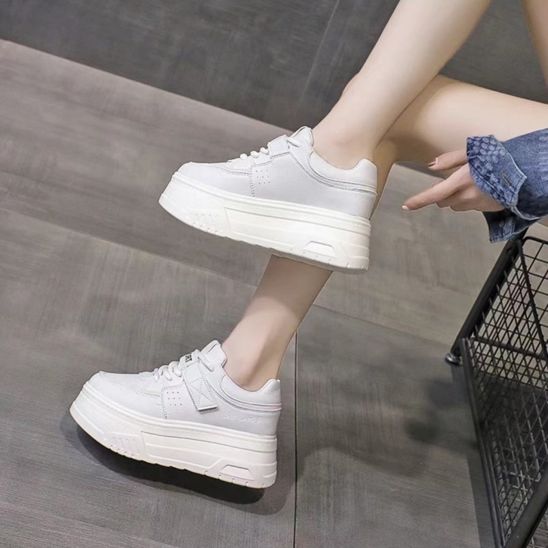 Giày Thể Thao Đế Dày 6cm Cổ Thấp Thời Trang Mùa Thu 2023 Phong Cách Châu Âu