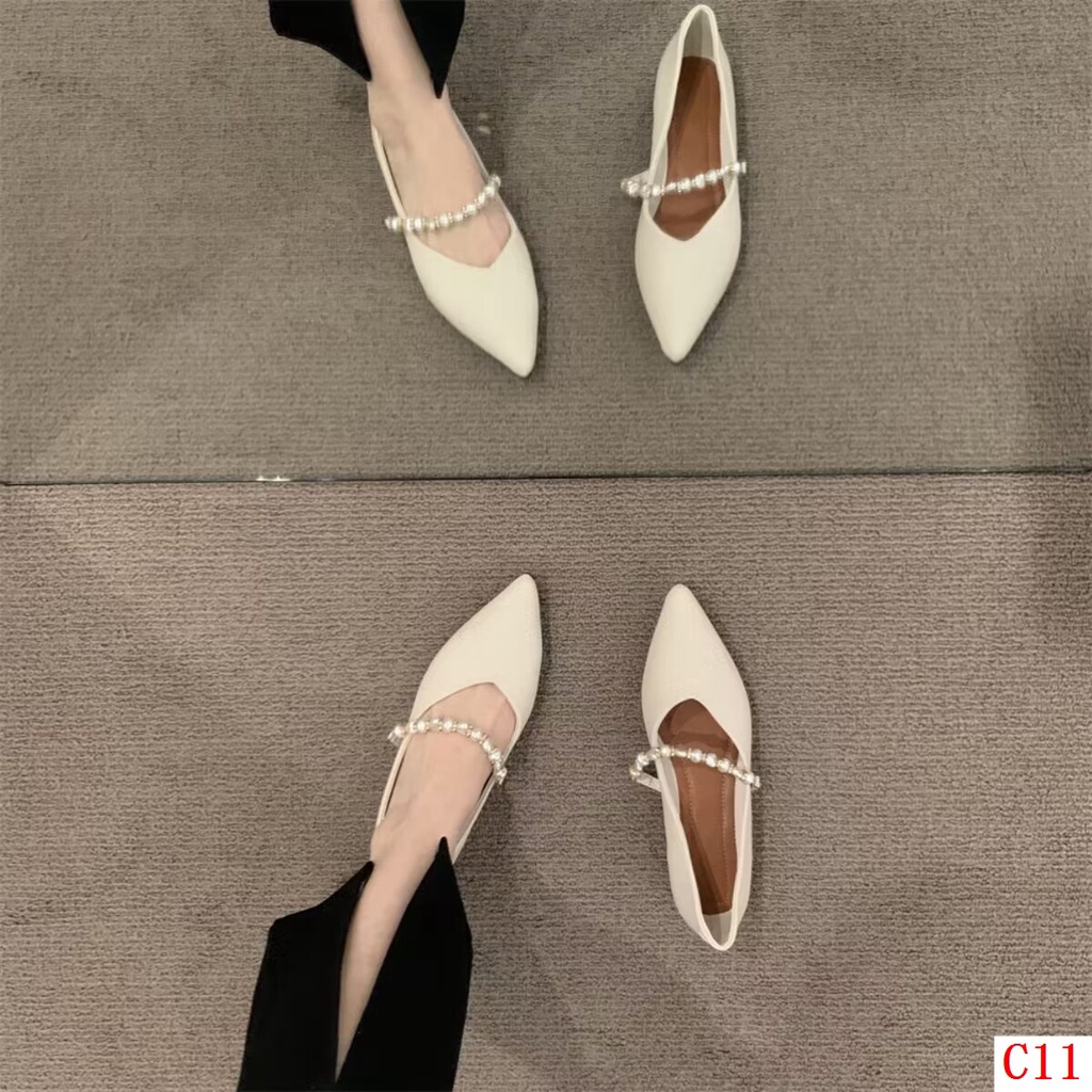 Giày Búp Bê Đế Bằng Phong Cách Hàn Quốc Thời Trang Mùa Xuân 2023