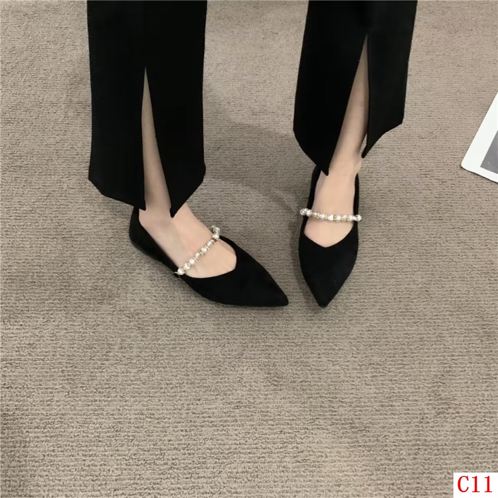 Giày Búp Bê Đế Bằng Phong Cách Hàn Quốc Thời Trang Mùa Xuân 2023