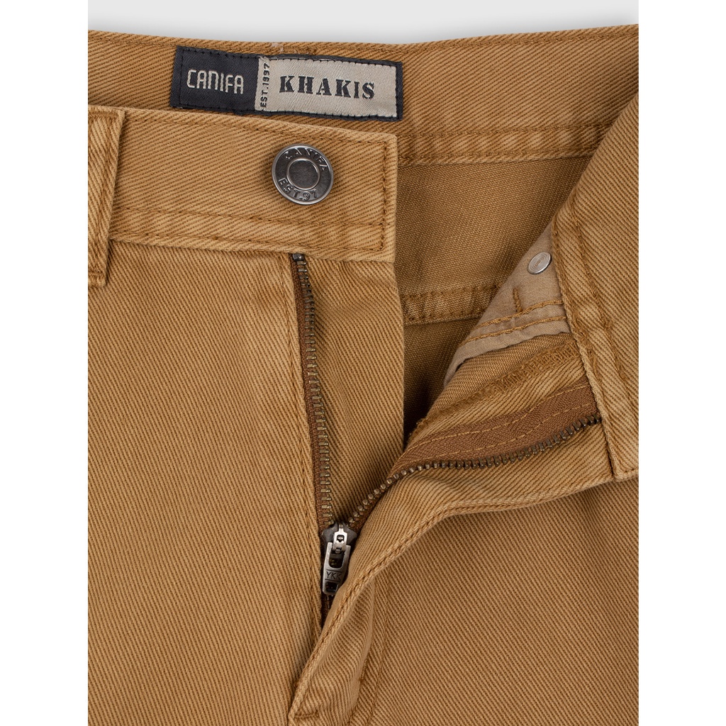 Quần dài khaki nam CANIFA chất liệu 100% cotton, thiết kế phom slim cropped trẻ trung, năng động 8BK22S002