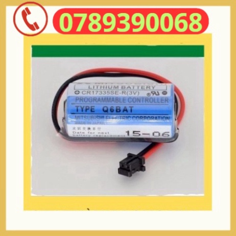 ☌Pin nuôi nguồn Mitsubishi Q6BAT CR17335SE-R (3V)