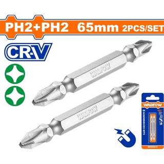 Bộ 2 mũi bắt vít ph2+ph2 65mm wadfow wsv0k12 cbqs