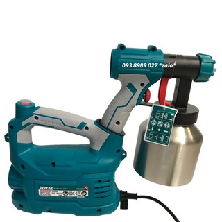Máy phun sơn dùng điện total 550w bình chứa bằng nhôm tt5006-2 cbqs