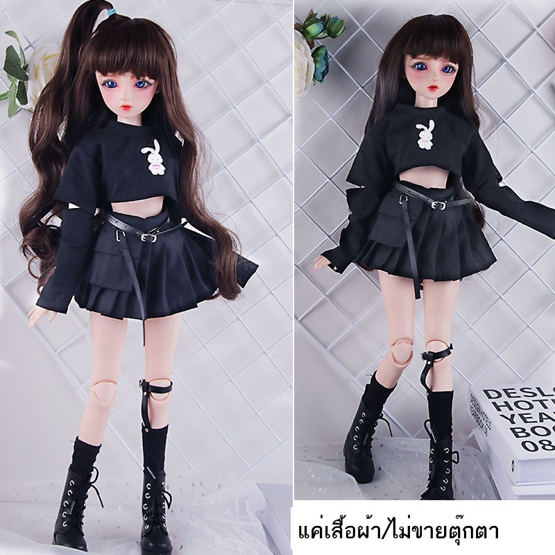 60 cm Quần áo búp bê Barbie đêm loli váy cưới công chúa phù hợp với đồng phục học sinh JK ba điểm bé