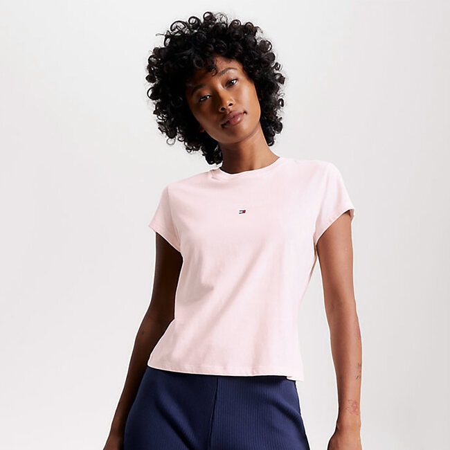 TOMMY HILFIGER - Áo Thun Nữ Tay Ngắn Tjw Bby Essential Logo 1 Ss DW0DW16145TJ9