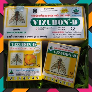 Thuốc dẫn dụ diệt ruồi vàng đục trái vizubon-d 10ml