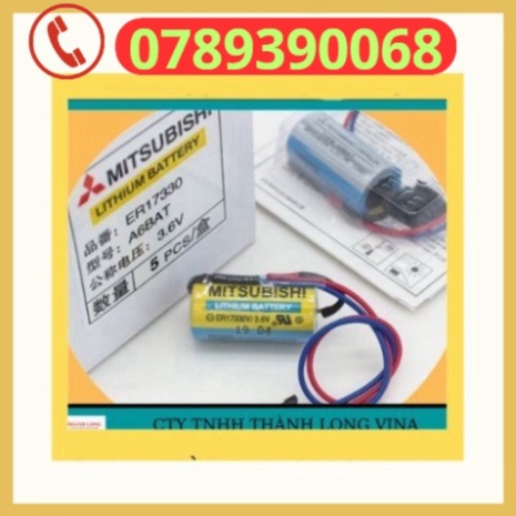 Pin nuôi nguồn MITSUBISHI MR-BAT A6BAT ER17330V/3.6V chính hãng