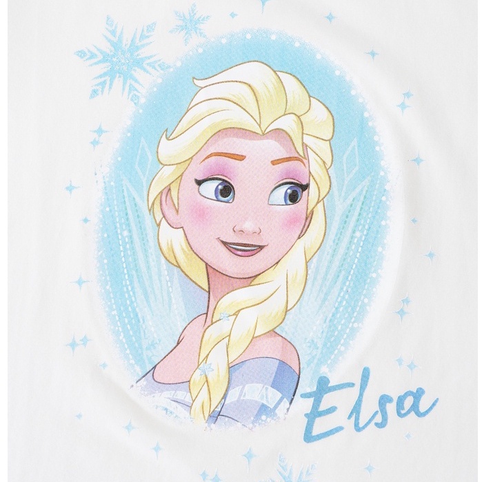Áo thun ngắn tay Elsa bé gái Rabity áo phông cotton siêu mềm mịn thoáng mát cho bé vận động 5681