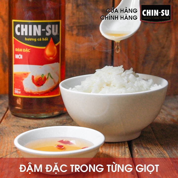 Nước Mắm CHIN-SU Cá Hồi Đậm Đặc Chai 500ml