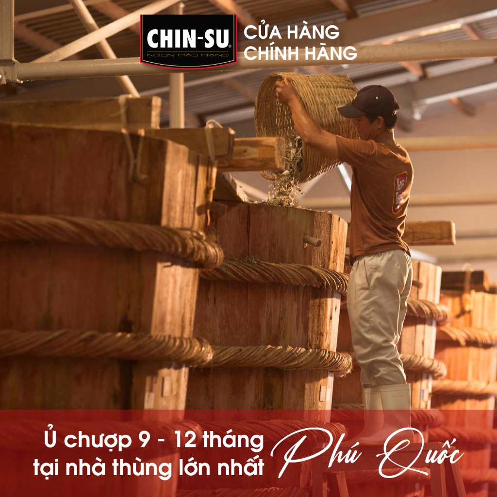 Nước Mắm CHIN-SU Cá Hồi Đậm Đặc Chai 500ml