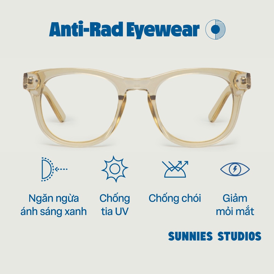 Kính Sunnies Studios Chống Ánh Sáng Xanh Juno Mushroom