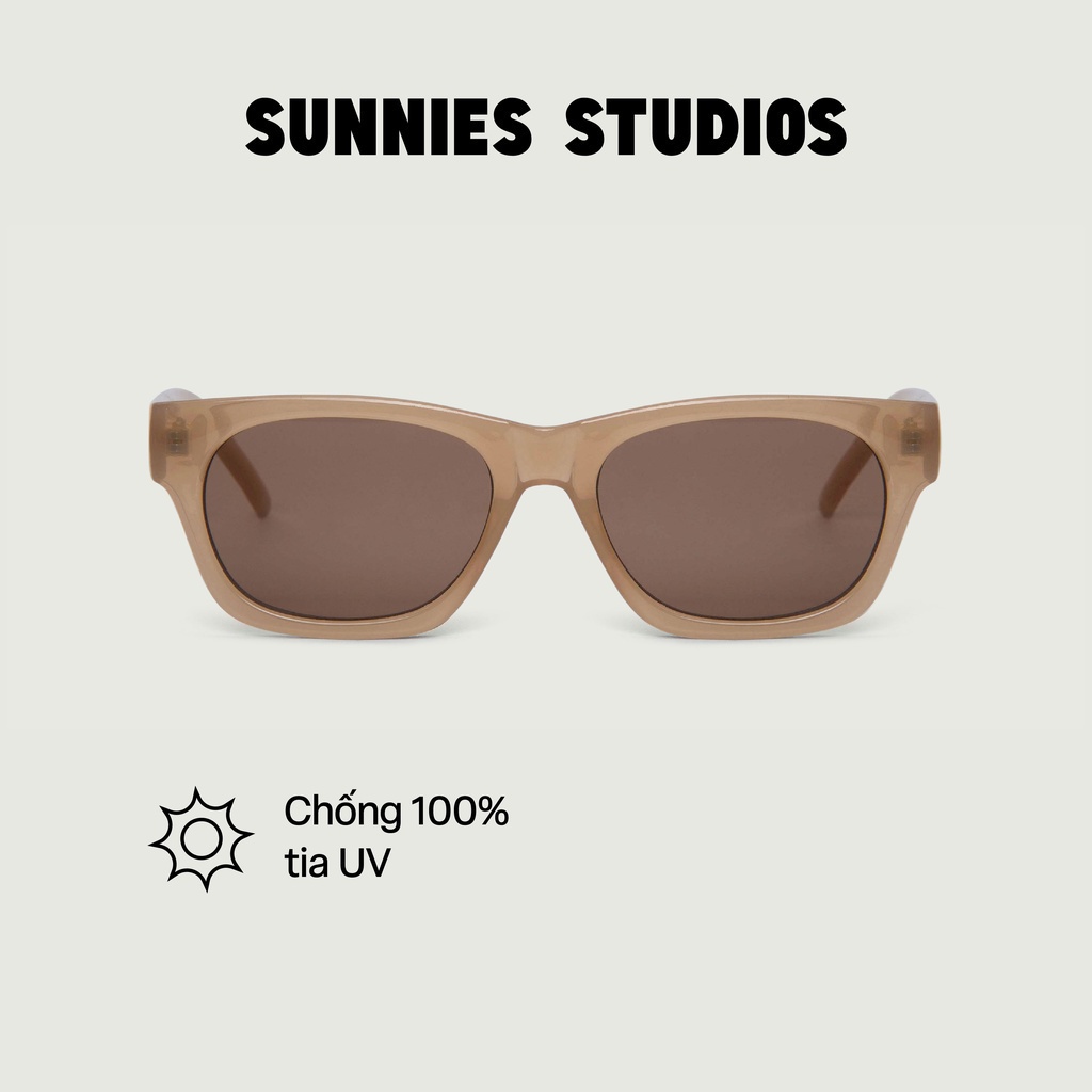 Kính Mát Sunnies Studios Gọng Vuông Wolf Cantaloupe