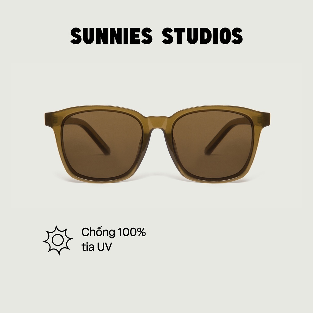 Kính mát Sunnies Studios Gọng Vuông Bennett in Basil