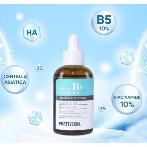 Serum  B5 Prettyskin tinh chất dưỡng trắng da căng bóng 50ml
