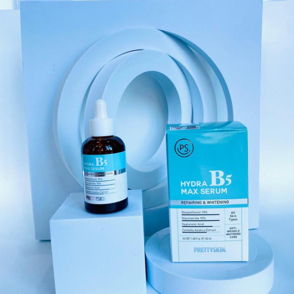 Serum  B5 Prettyskin tinh chất dưỡng trắng da căng bóng 50ml
