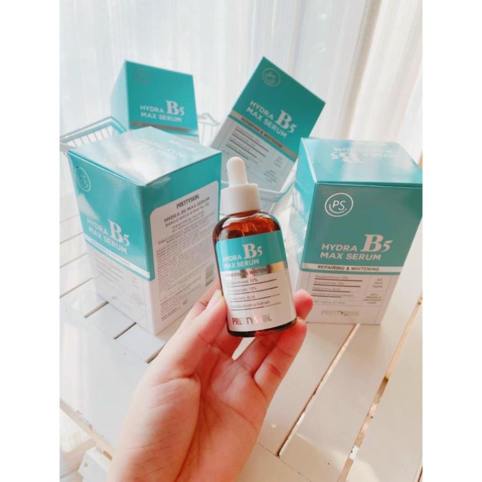 Serum  B5 Prettyskin tinh chất dưỡng trắng da căng bóng 50ml