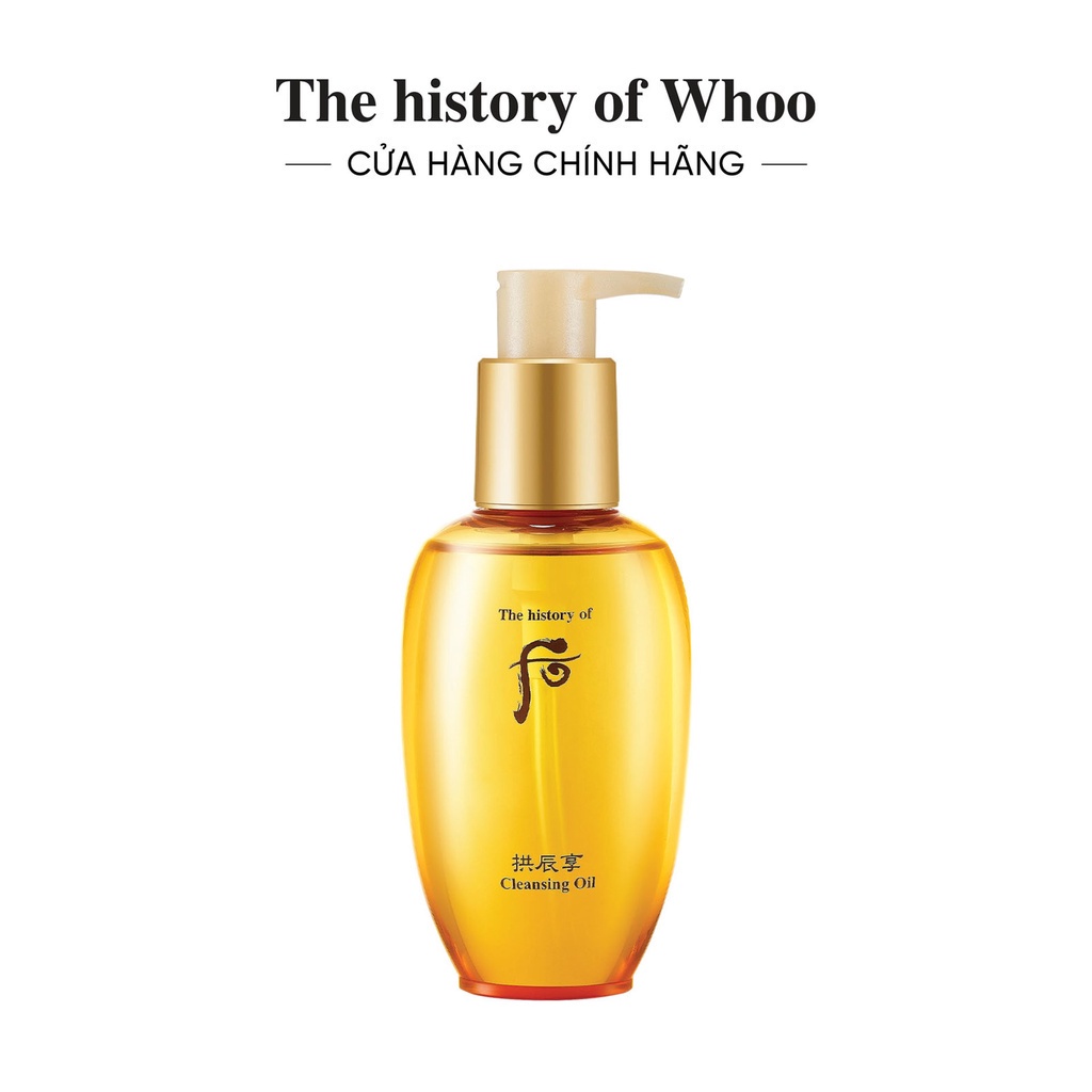 Dầu tẩy trang Đông y sạch sâu giữ ẩm The history of Whoo Gongjinhyang Cleansing Oil 200ml