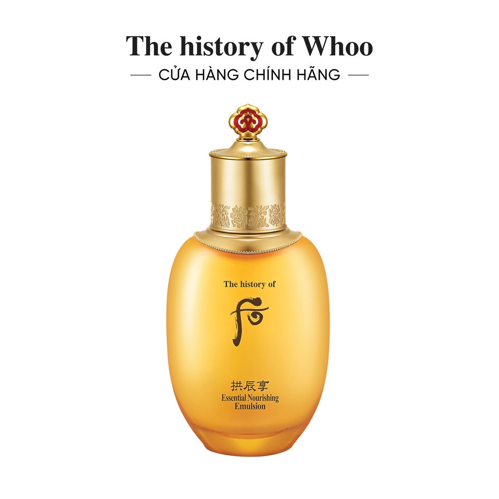 [Mã COSLUX09 giảm 120K đơn 1500K] Sữa dưỡng ẩm da The history of Whoo Gongjinhyang Essential Moisturizing Emulsion 110ml