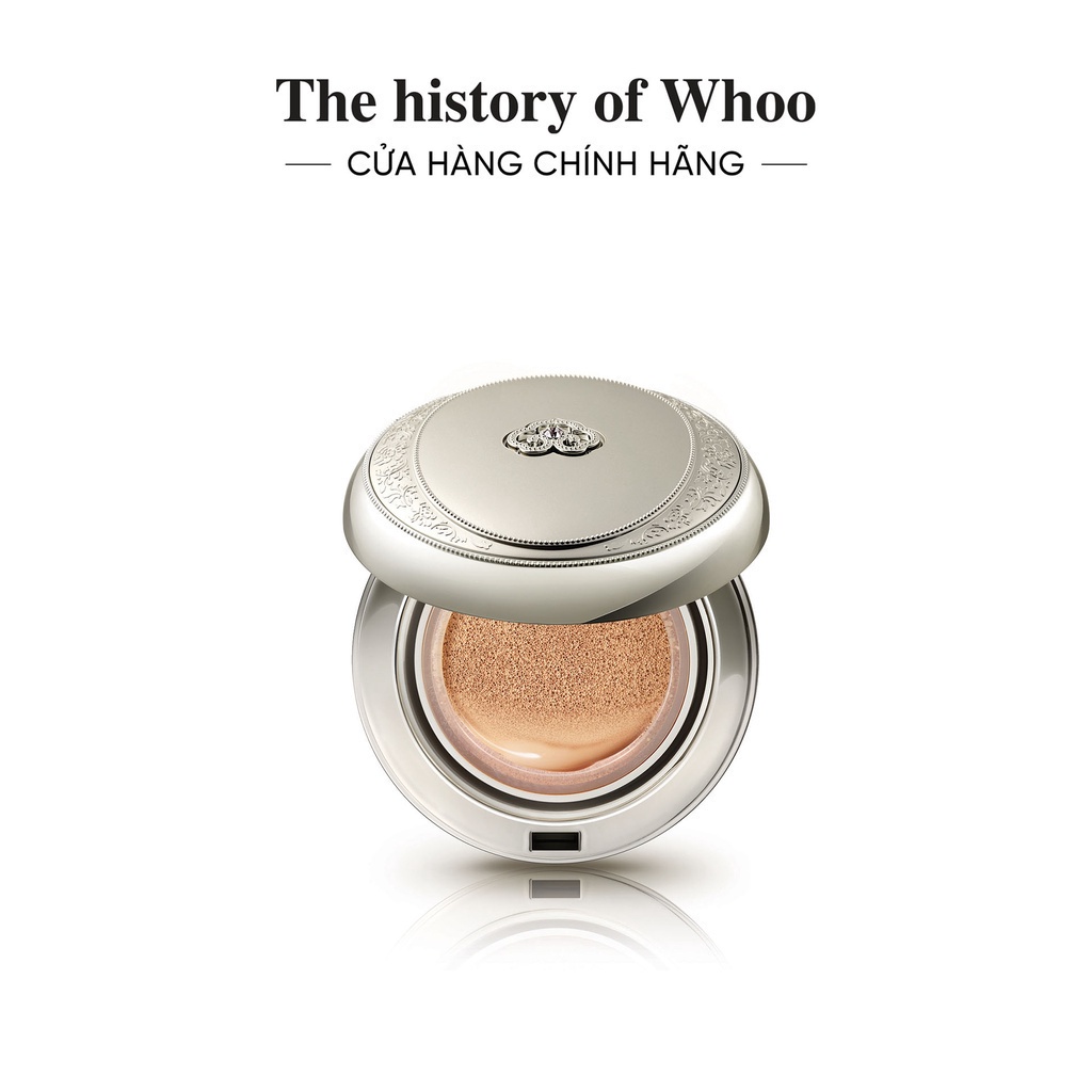 [Tặng kèm 1 lõi 15g] Cushion dưỡng trắng Whoo Seol Radiant White Moisture Cushion Foundation15g