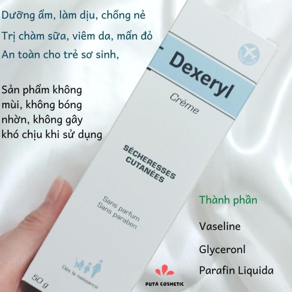 Kem nẻ Dexeryl Creme Pháp 50g 250g dưỡng ẩm hỗ trợ da nứt nẻ, chàm sữa