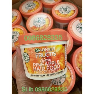 Ủ tóc garnier Fructis hương dứa thơm nức dành cho tóc khô xơ - Úc đủ bill mua hàng