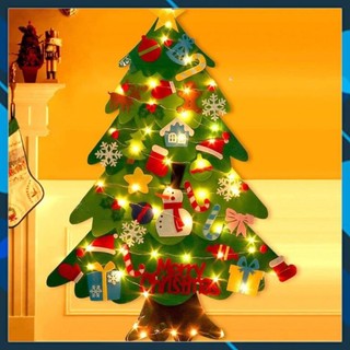  Cây Thông Noel Vải Dạ, Vải Nỉ 32 Chi Tiết Treo Tường, Dán Cửa Kính Trang Trí Giáng Sinh  - MinminHouse