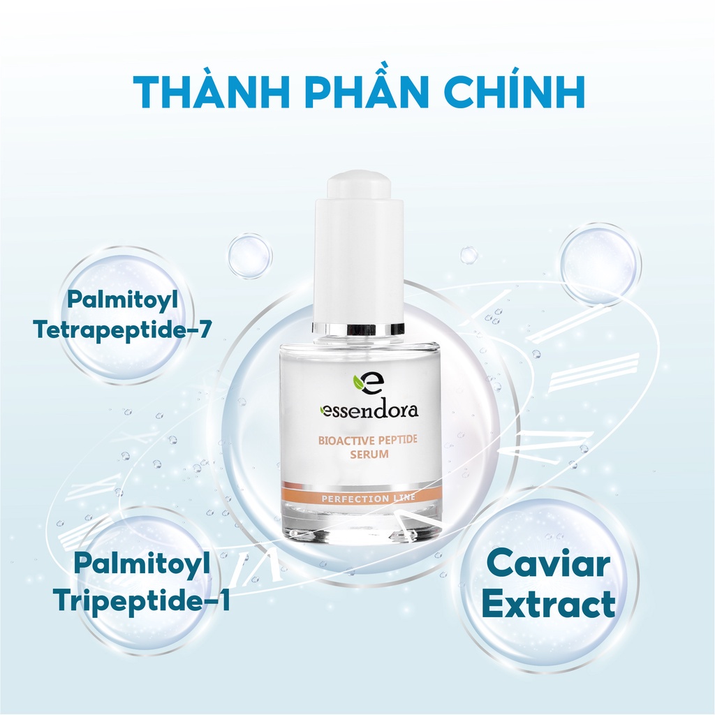 Serum Huyết Thanh ESSENDORA Bioactive Peptide 30ml Giúp Dưỡng Ẩm, Phục Hồi, Nâng Cơ Và Trẻ Hóa Toàn Diện Làn Da