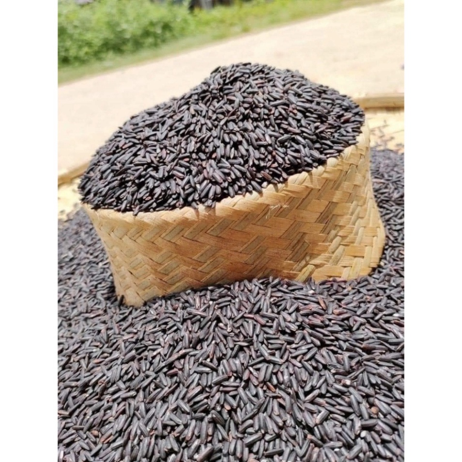 Bán buôn bán lẻ Gạo Lứt Đen Dẻo Điện Biên Loại 1 Thơm Ngon túi 1 KG nông sản hùng lỳ cao nguyên hà giang