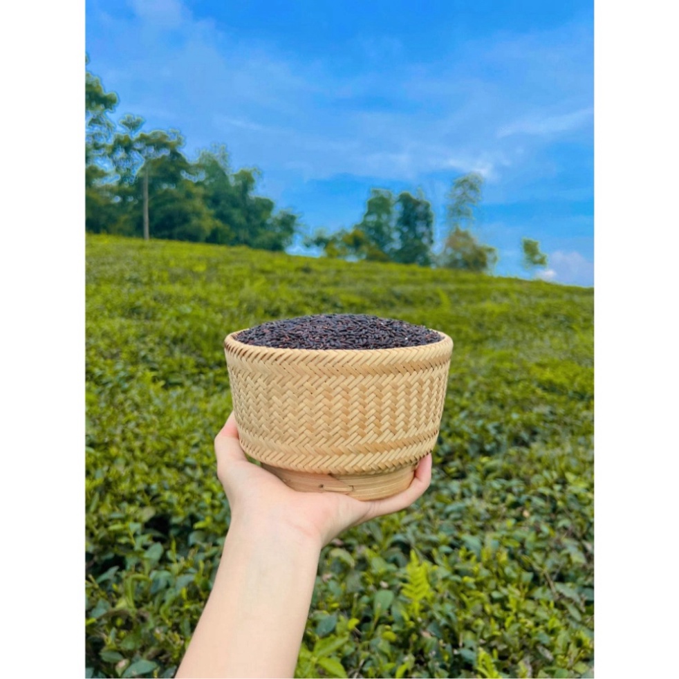 Bán buôn bán lẻ Gạo Lứt Đen Dẻo Điện Biên Loại 1 Thơm Ngon túi 1 KG nông sản hùng lỳ cao nguyên hà giang