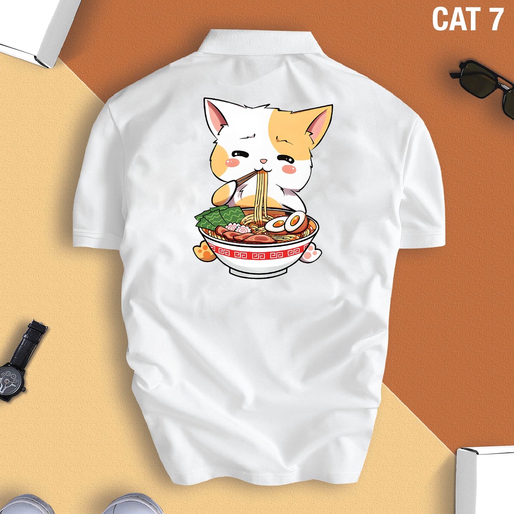 Áo Polo MÈO MÌ TÔM nam nữ cổ bẻ vải xịn Unisex, trẻ trung, thanh lịch