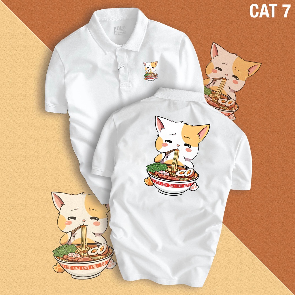 Áo Polo MÈO MÌ TÔM nam nữ cổ bẻ vải xịn Unisex, trẻ trung, thanh lịch